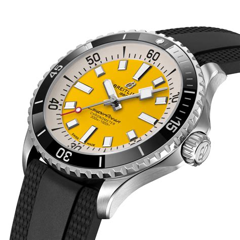 breitling superocean 42 gelb|Breitling Superocean 42 review.